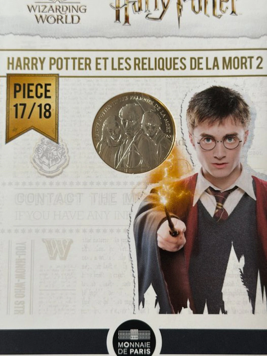 France. 10 Euro 2021 – Harry Potter und die Heiligtümer...