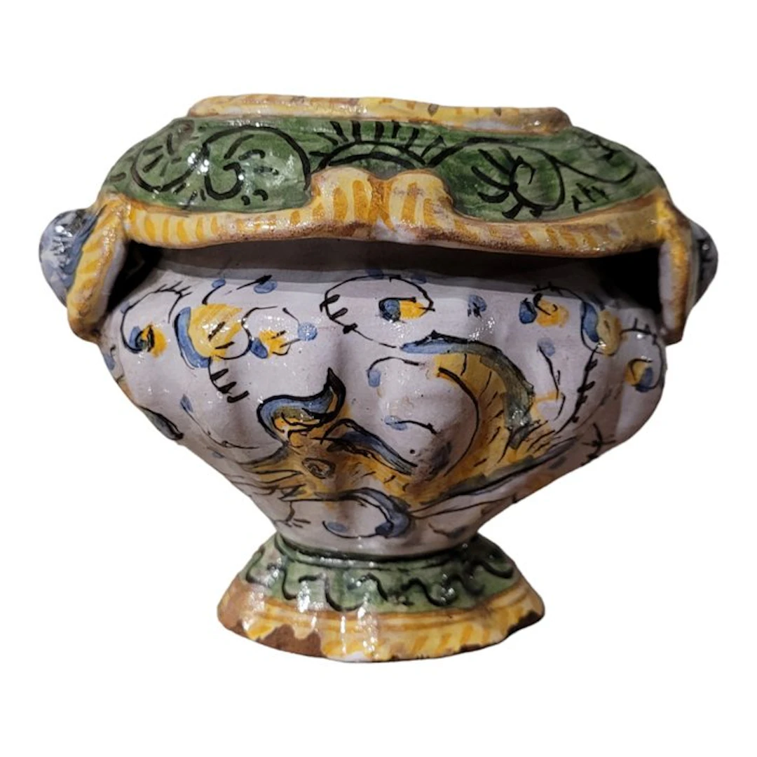 Salt cellar - Majolica