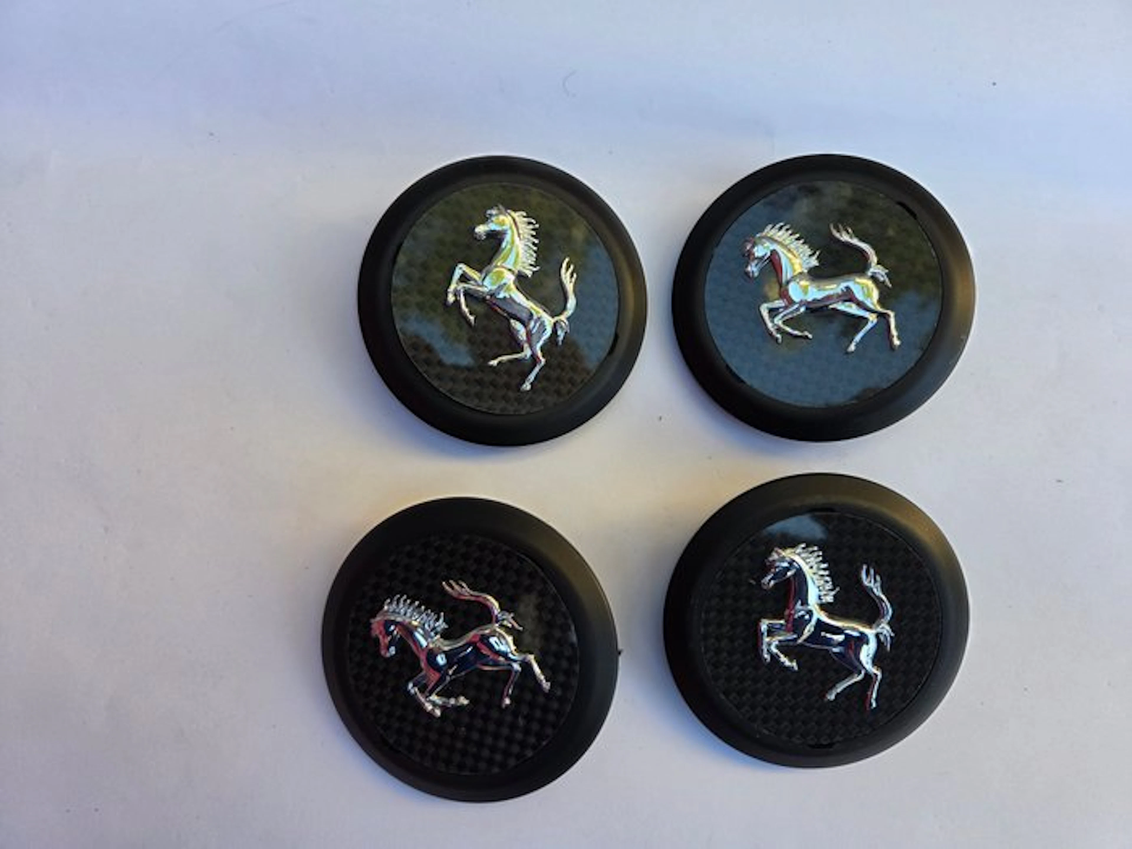 Car part - Ferrari - n.4 HUBCAP wheels Coppette ruota...