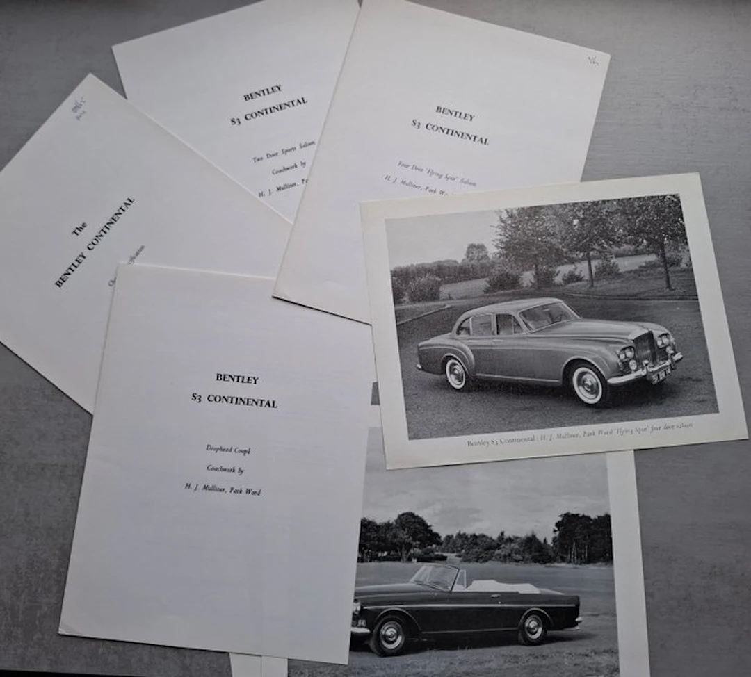 Brochure - Bentley - S3 Continental 'Flying Spur' Saloon - H.J