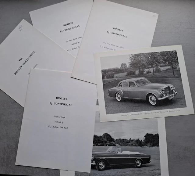 Brochure - Bentley - S3 Continental 'Flying Spur' Saloon - H.J