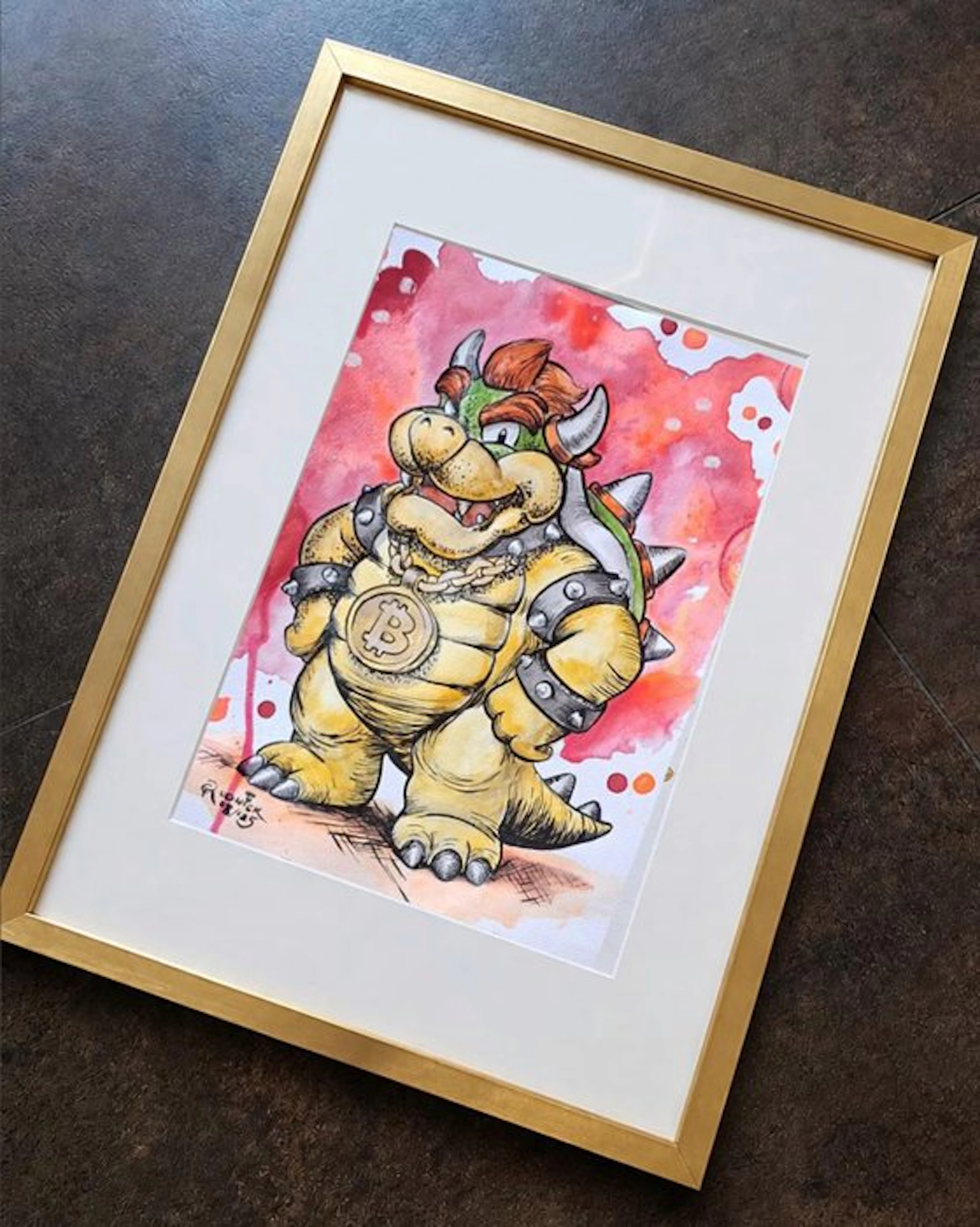 Video game figure BOWSER X BITCOIN BTC X CRYPTO EDITION...