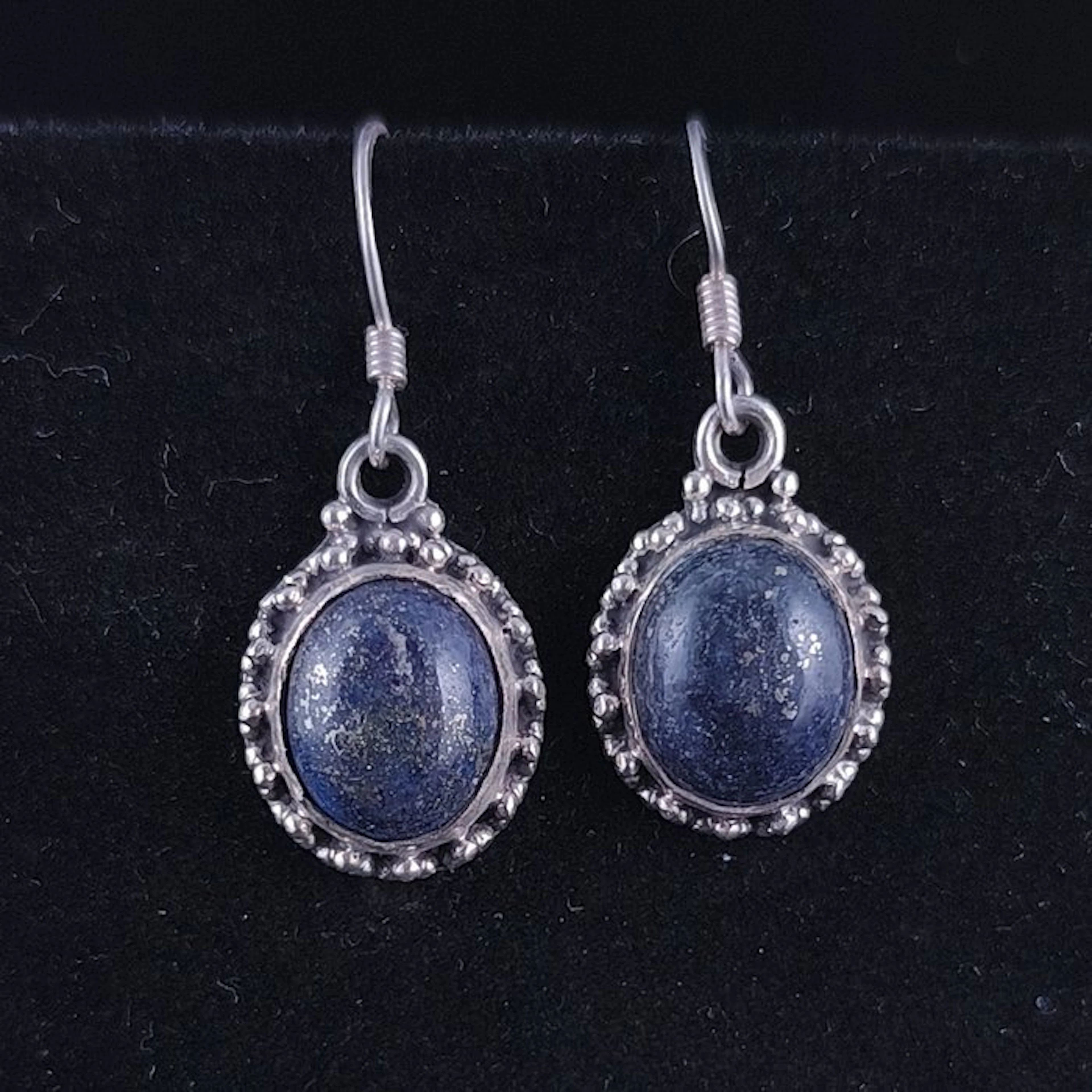 Lapis lazuli - Silver - Earrings - Sterling silver