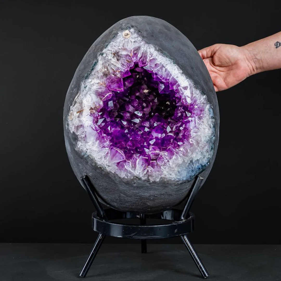 Natural amethyst-agate egg from Uruguay – 28kg natural art- 28626.22 g