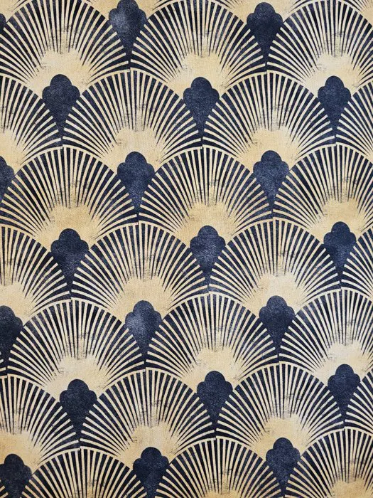 Artmaison Exclusive Art Deco Fabric - Geometric Design...