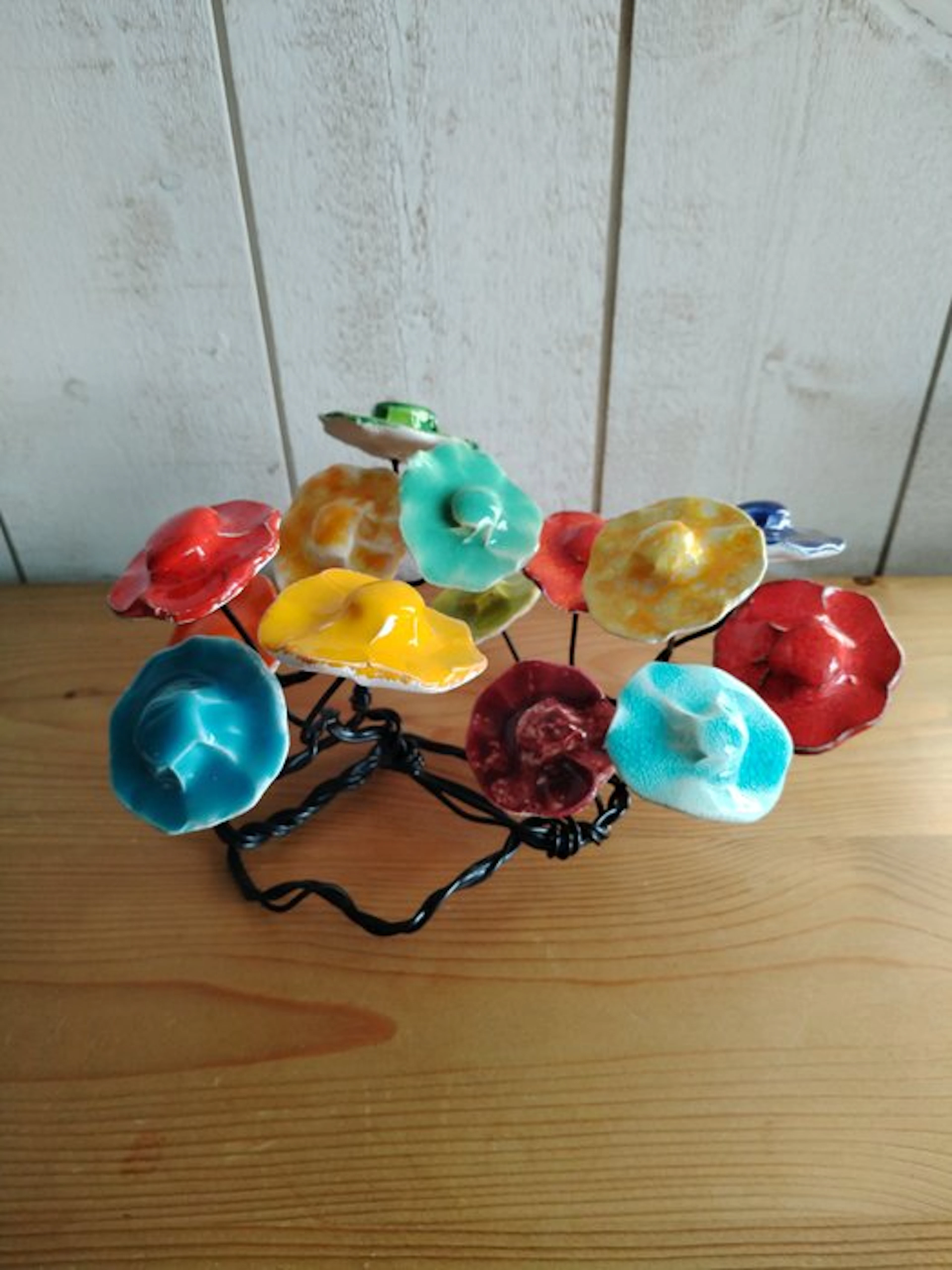 Sculpture, Bouquet - 11 cm - Earthenware - 2026