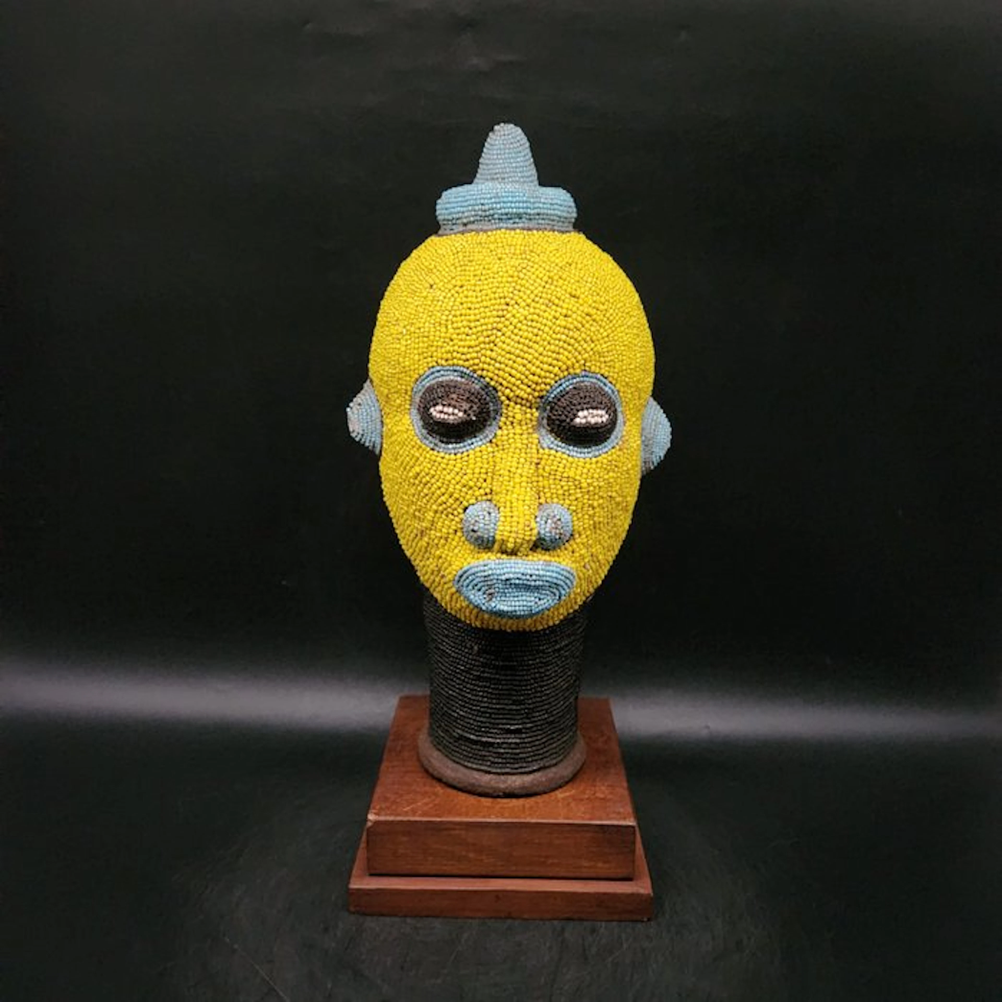 Magnifique tête pelé - Sculpture - Bamileke - Cameroon (No reserve price)
