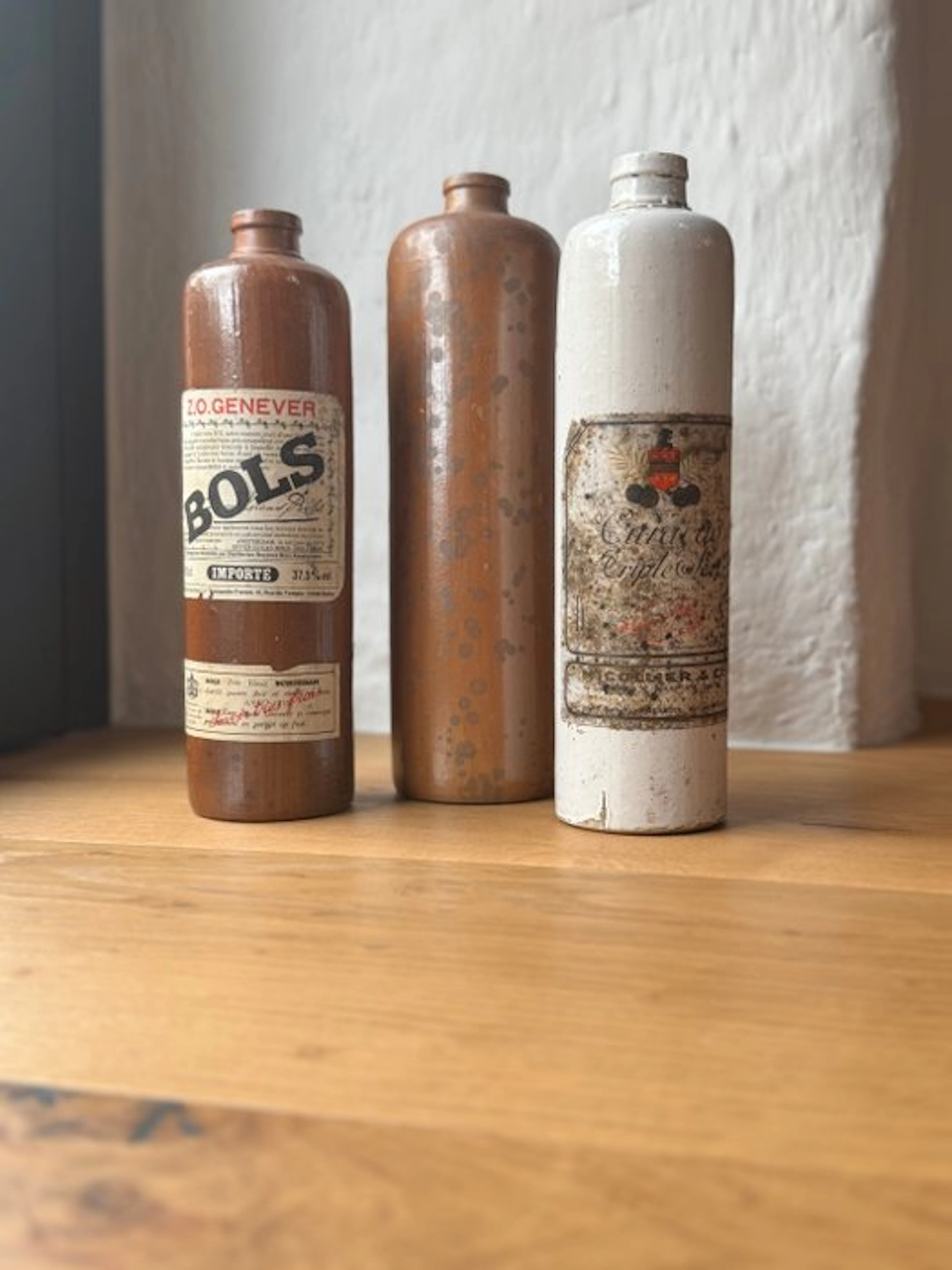 Bottle (3) - Stoneware - Historic Bottles (gres)