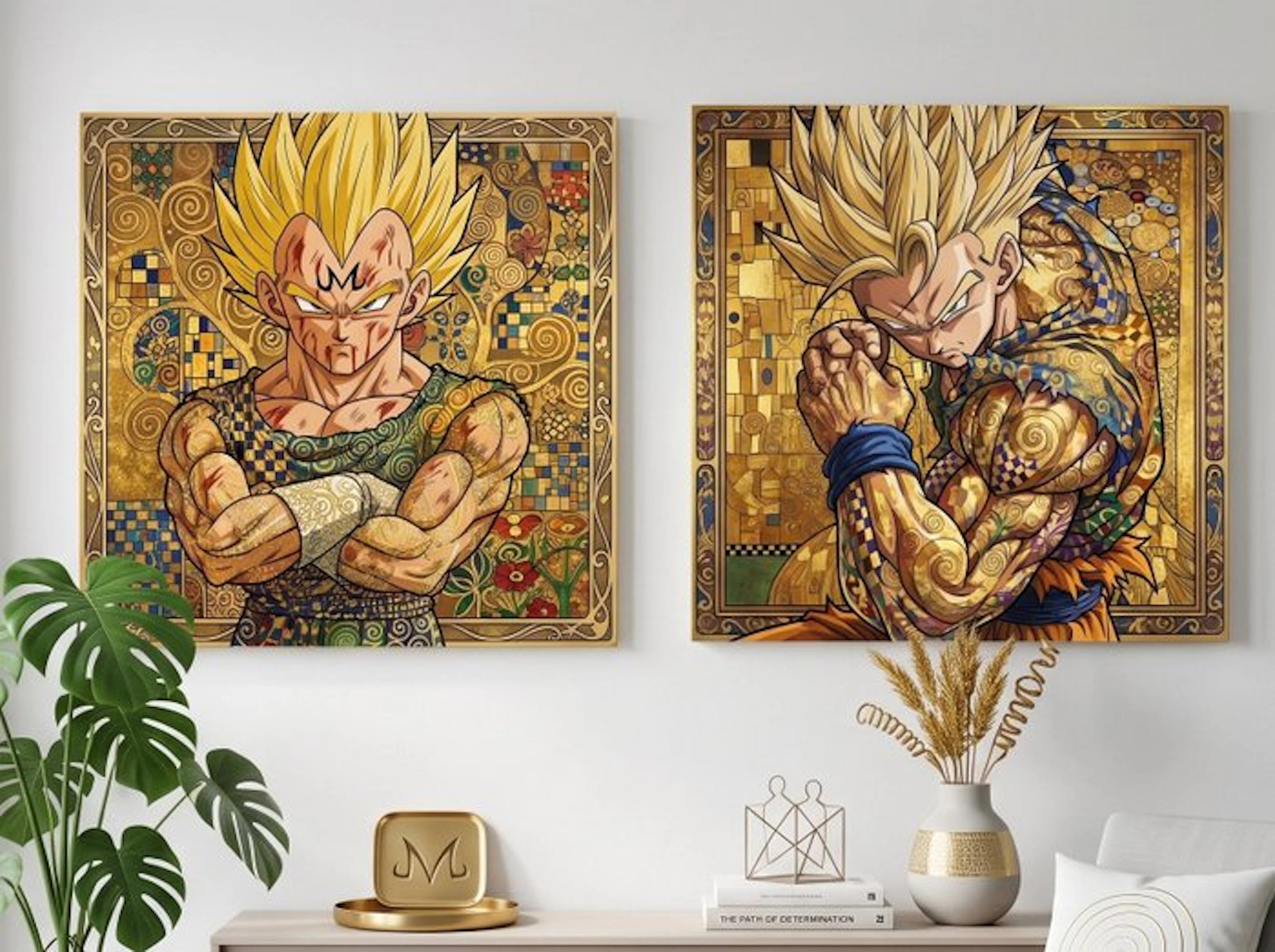 daveY - MAJIN VEGETA x GOHAN SSJ2 x KLIMT - "GOLDEN SAIYANS"