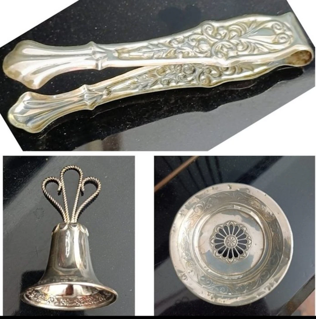 Coaster (3) - .925 silver - 3 pcs. 925 silver, Ag 76 g