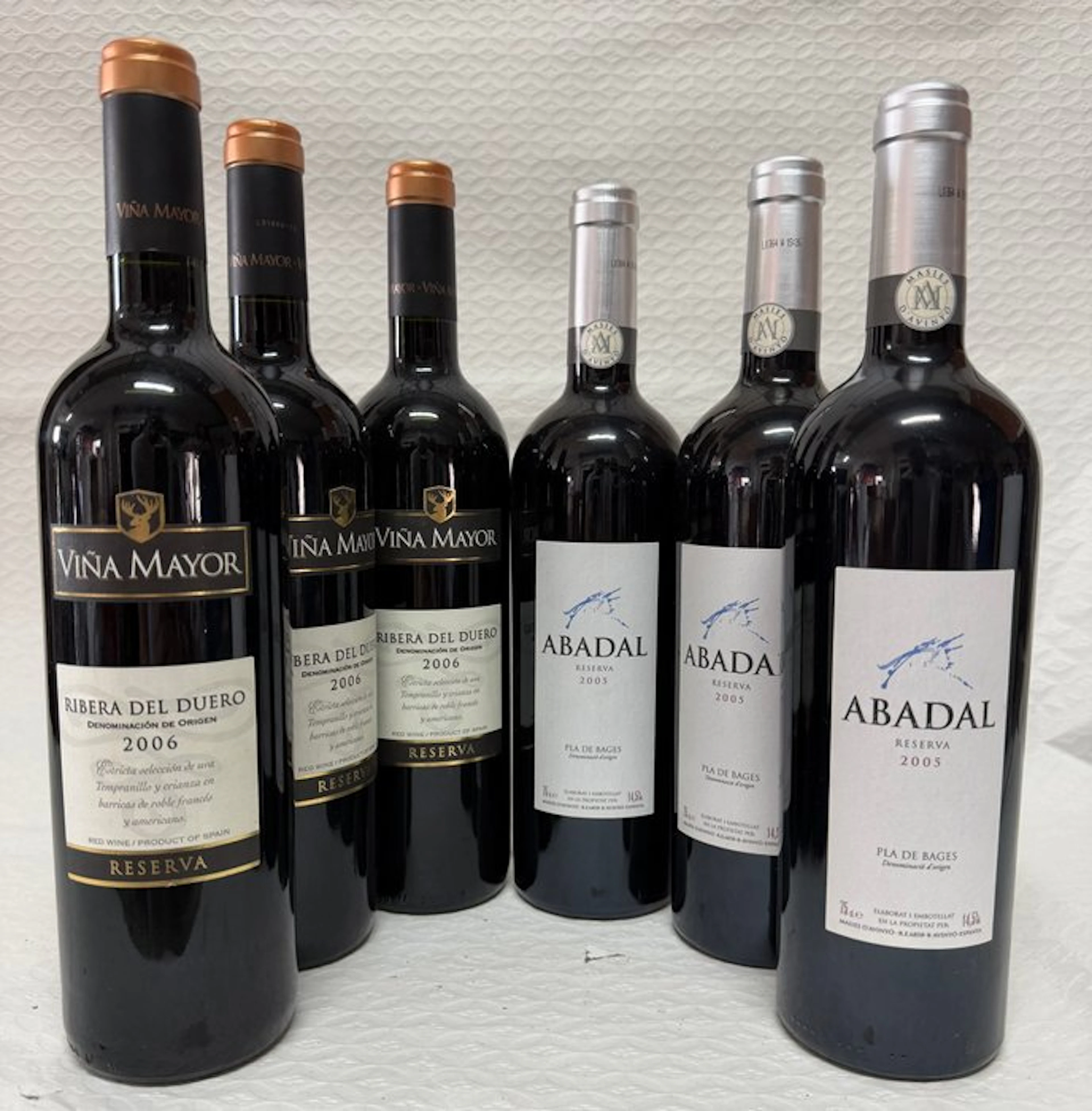 2005 Abadal (x3) & 2005 Viña Mayor (x3) - Ribera del Duero