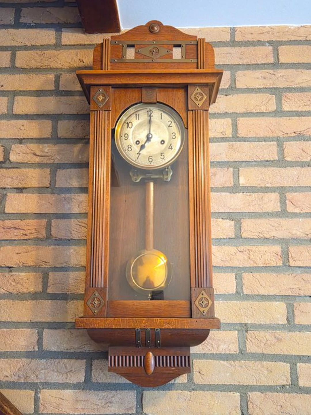 Wall clock - Art Deco Wood - 1910-1920