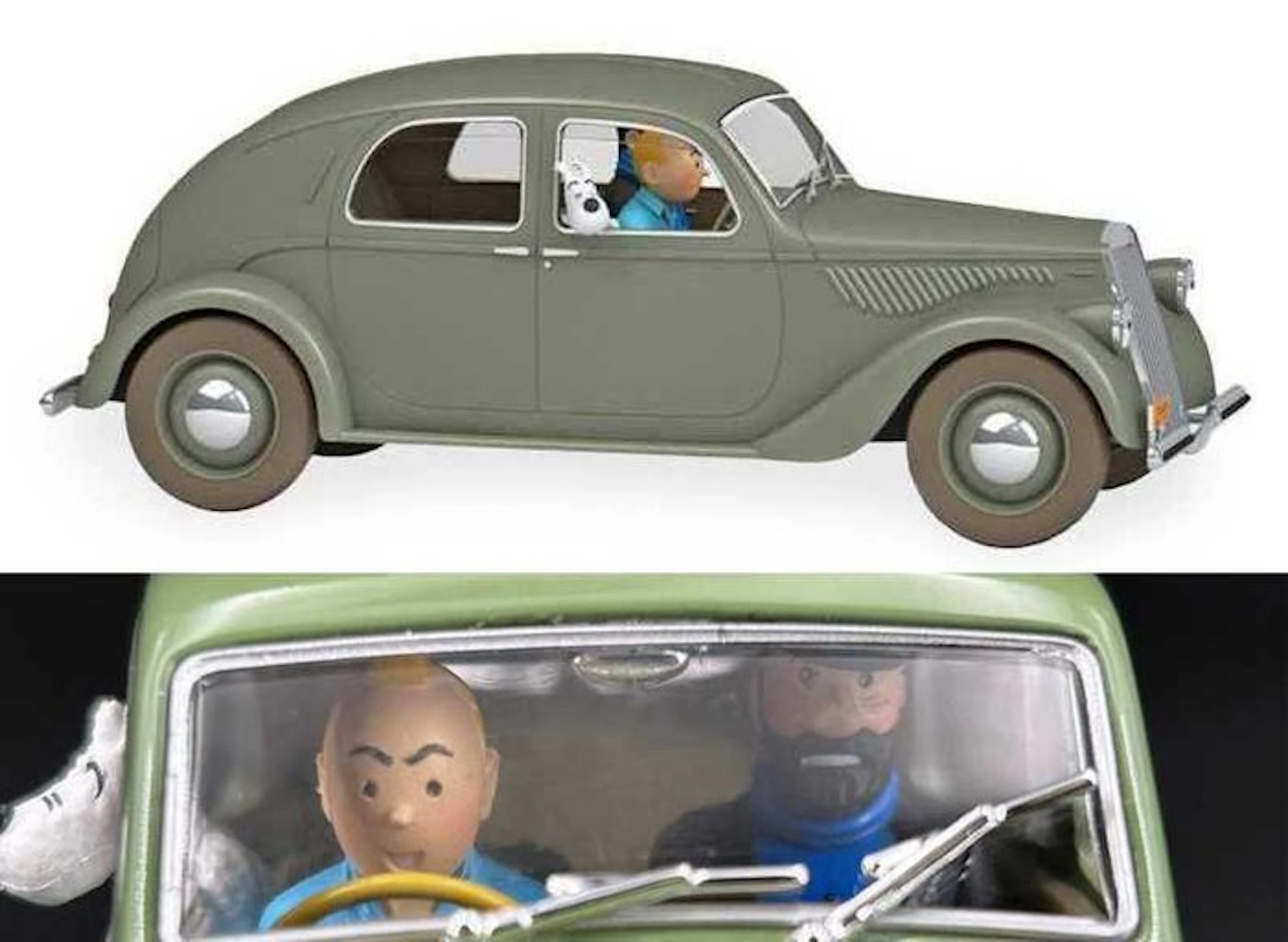 Moulinsart / Hachette - Tintin - 1 - Voiture 1/24...