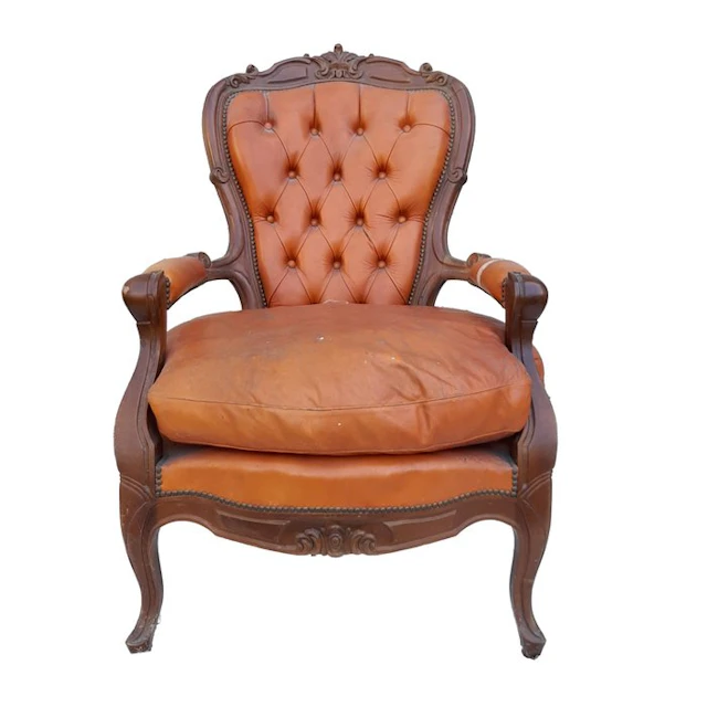 Armchair - Wood, carved wood - Bergère in the Louis XV Style