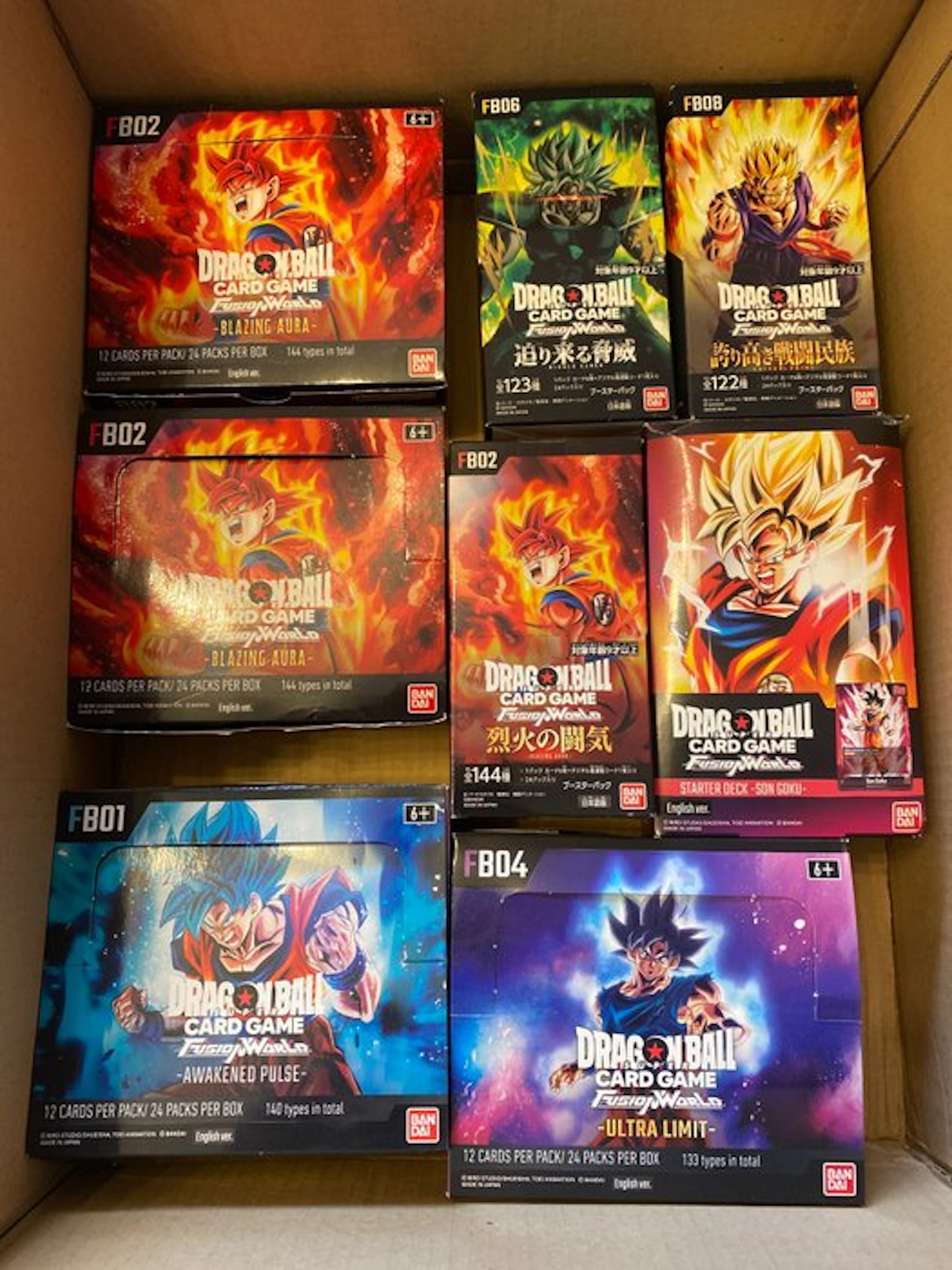 Bandai - 1500 Bulk cards - Dragon Ball Foil, Parallel card