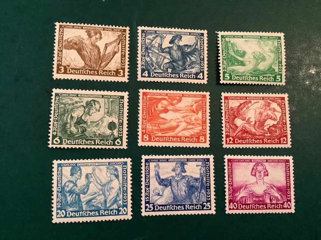 German Empire 1933 - Wagner - MNH - Michel 499/507
