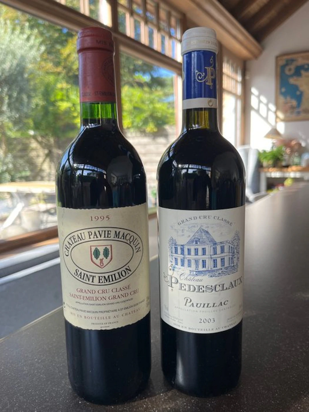 1995 Chateau Pavie Macquin & 2003 Chateau Pedesclaux - Pauillac
