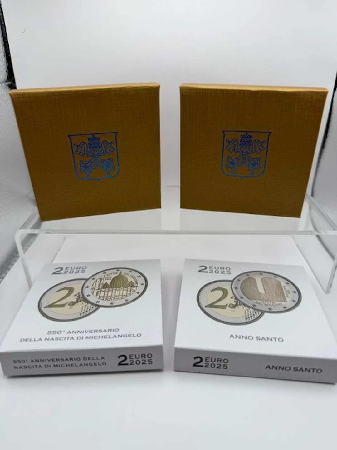 Vatican. 2 Euro 2025 "Anno Santo" + "Michelangelo" (2...