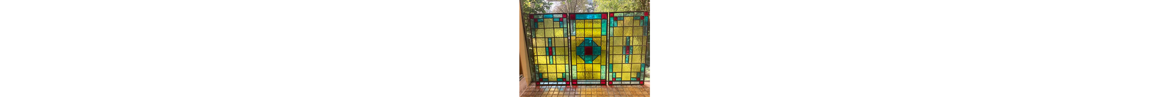 Art Deco Stained glass window (3) - 1910-1920 - Art Deco