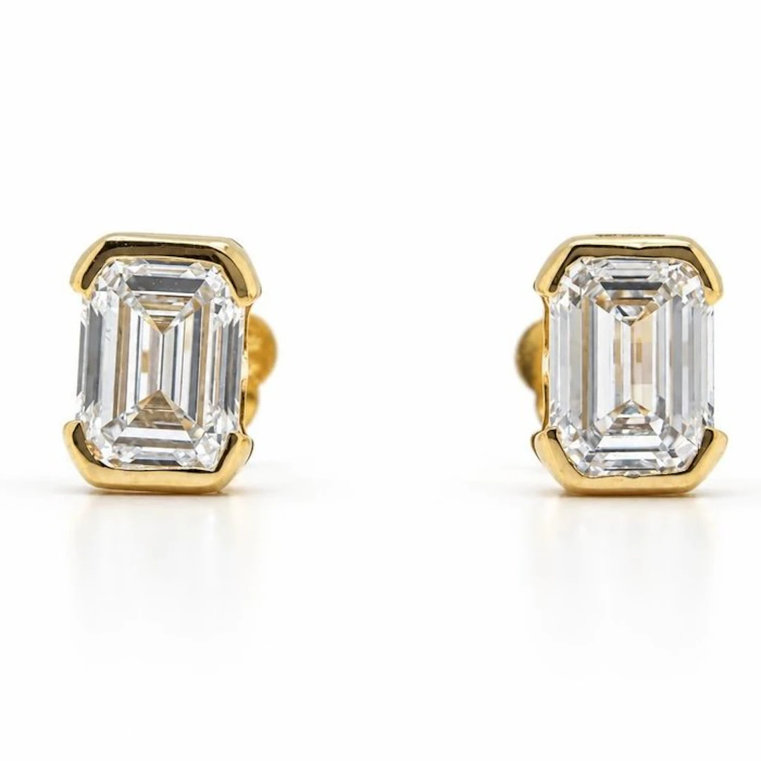 No reserve price - Earrings - 14 kt