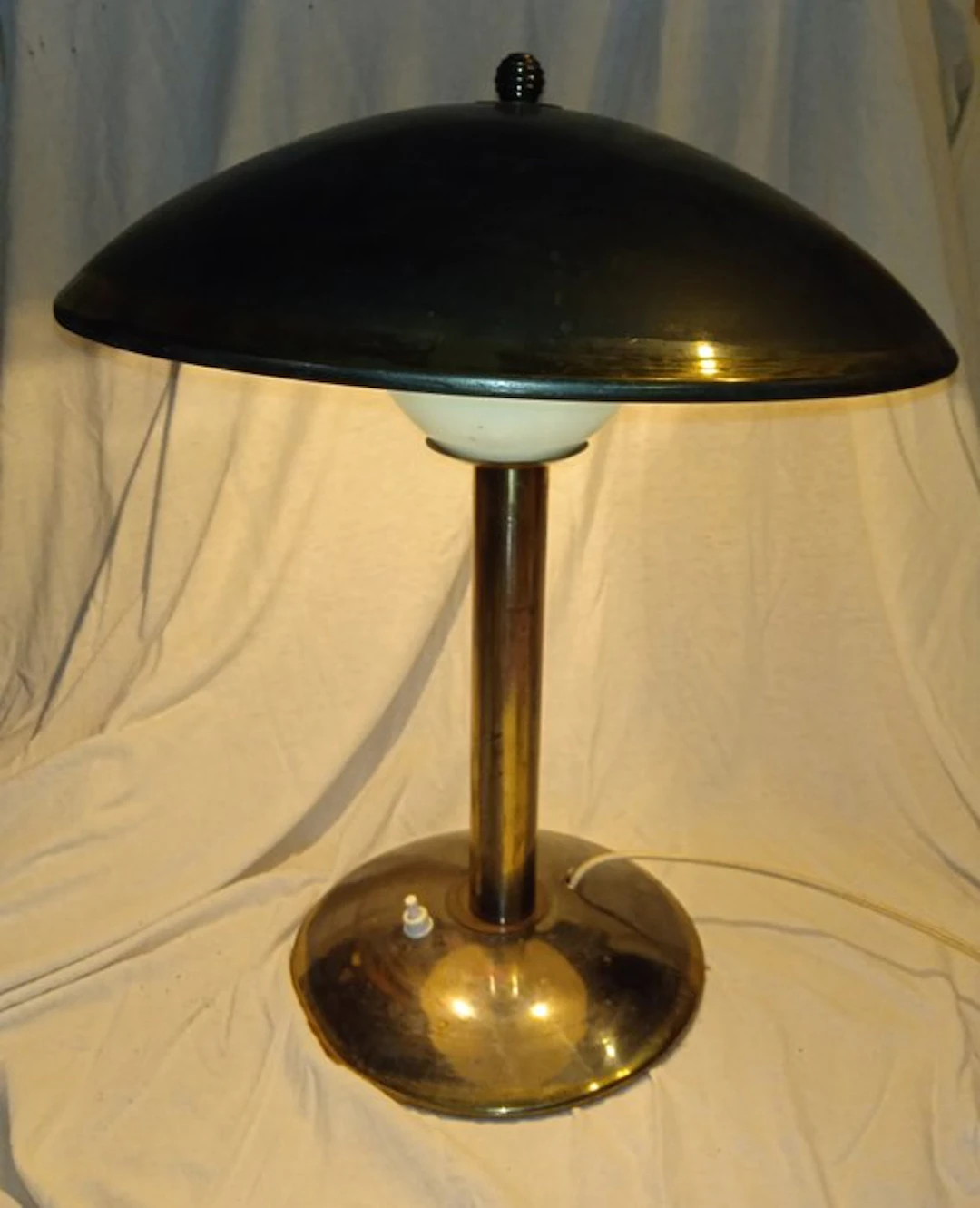 Table lamp - Gilt brass - Found in France