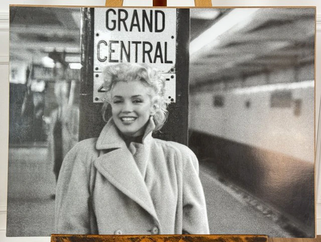 Sam Shaw - Marilyn Monroe alla Grand Central - ** senza prezzo di riserva **