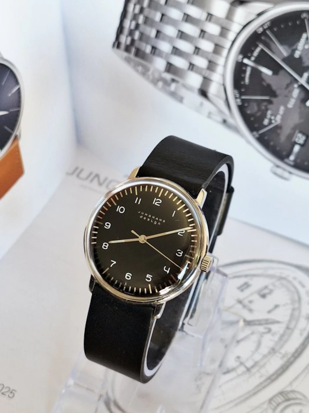 Junghans - Max Bill Autogramm ETA 2801-2 Hand Winding...