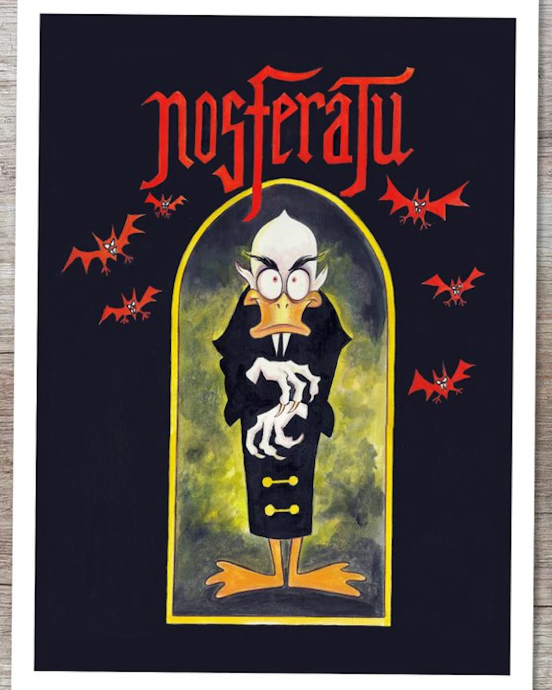 Tony Fernandez - Donald Duck Inspired by "Nosferatu"...