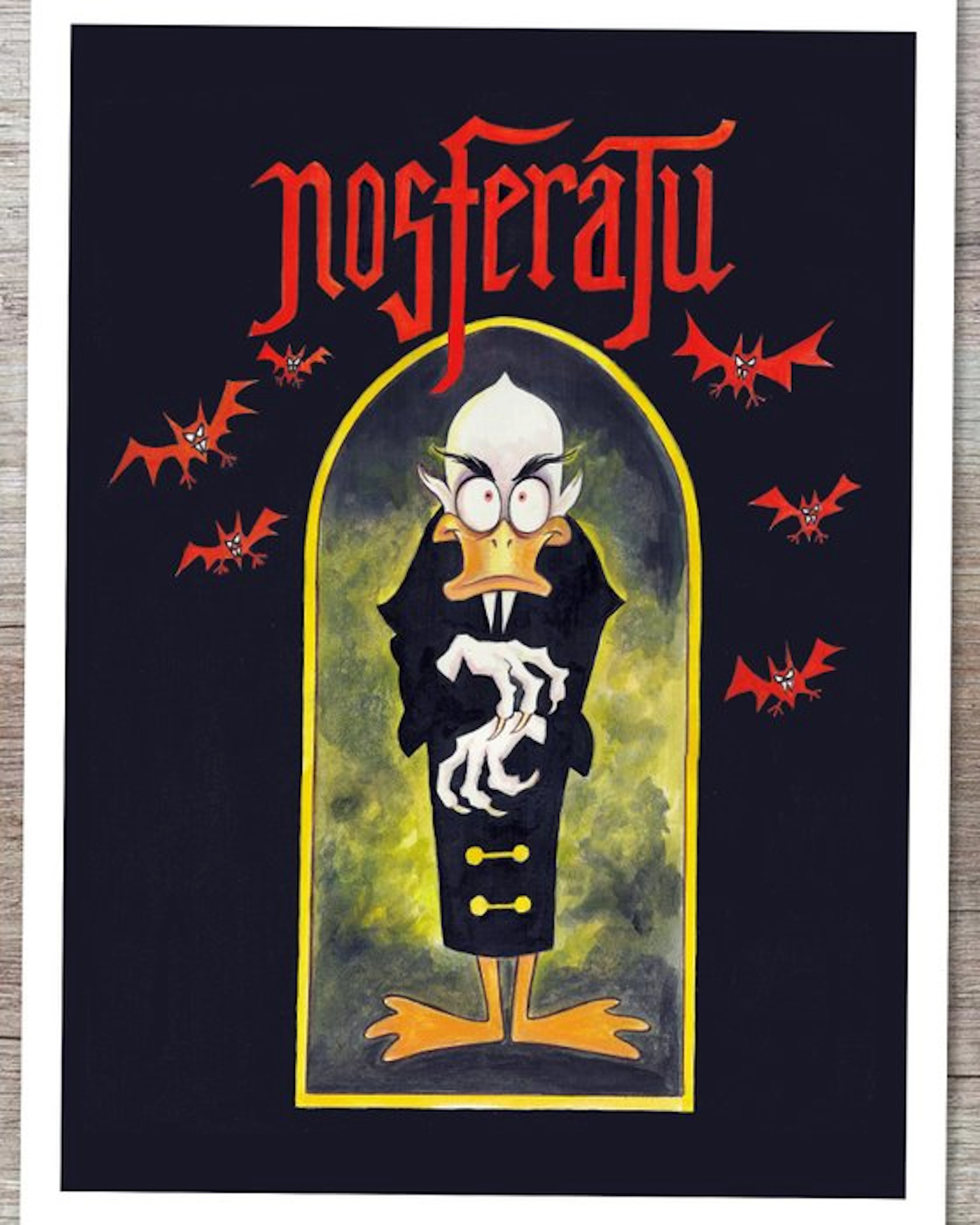 Tony Fernandez - Donald Duck Inspired by "Nosferatu"...