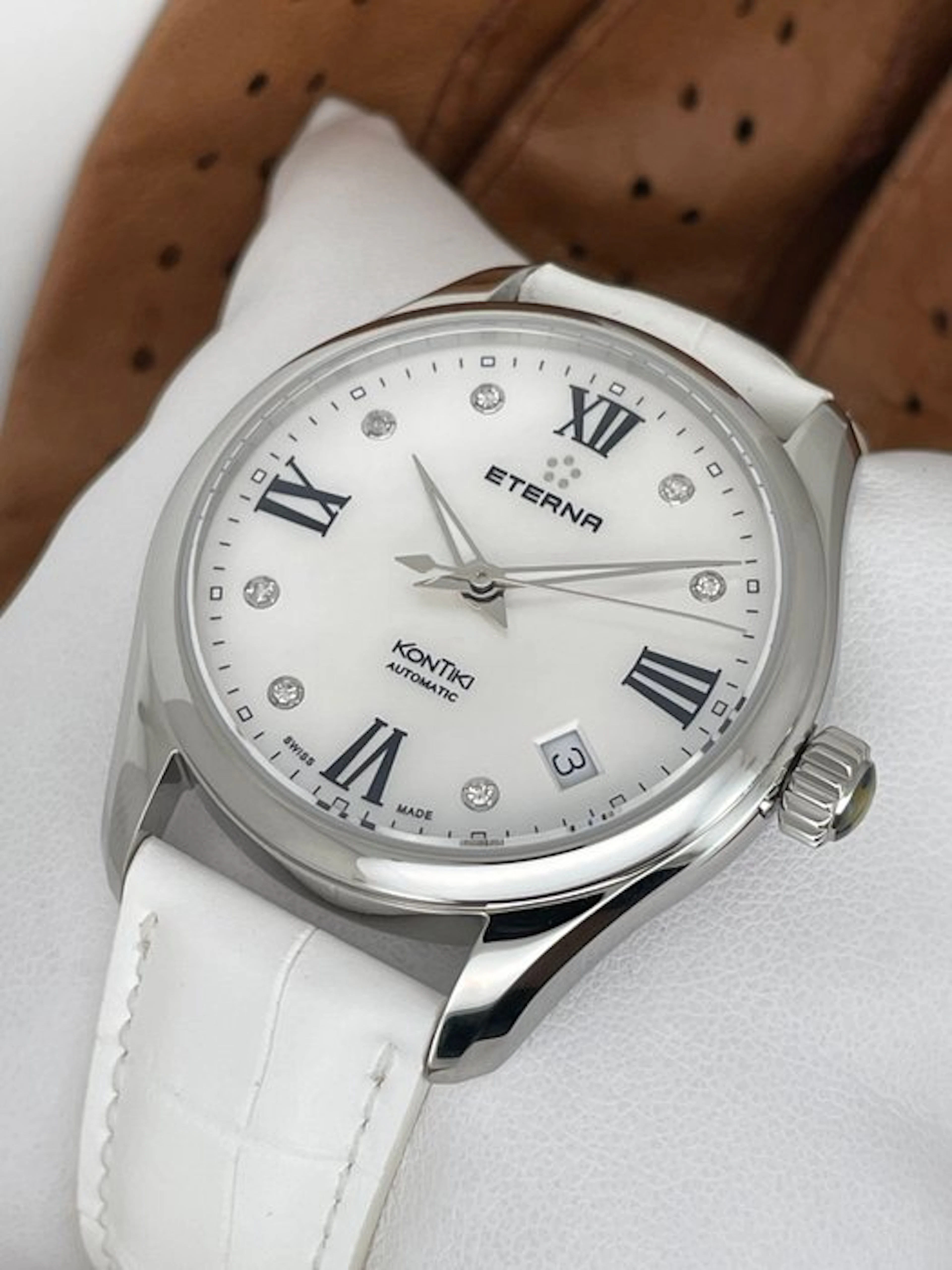Eterna - Kontiki Automatic Diamonds Lady - No reserve...