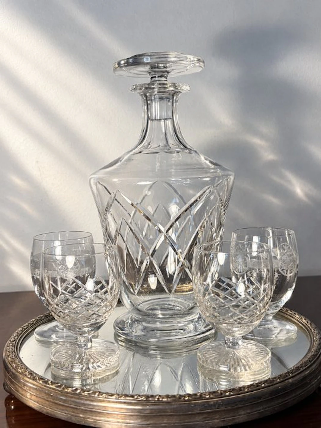 Cristal d'Argental / Saint Louis - Drinking set (5) - Crystal