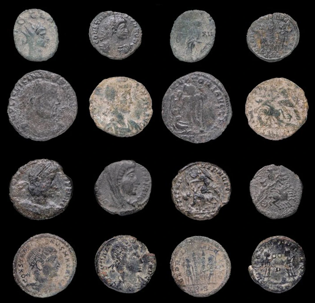 Roman Empire Lot of 8 coins minted between the 3rd and 4th centuries AD
