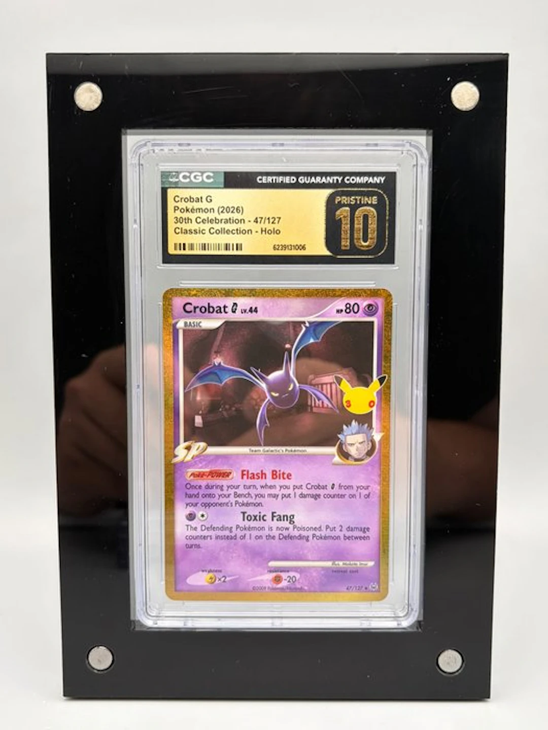 Pokémon - 1 Graded card - Crobat G - 30th Celebration...