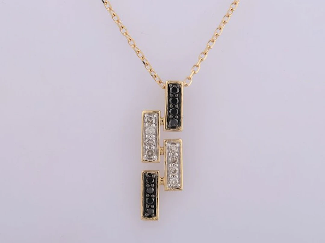 No reserve price - Necklace with pendant - 14 kt
