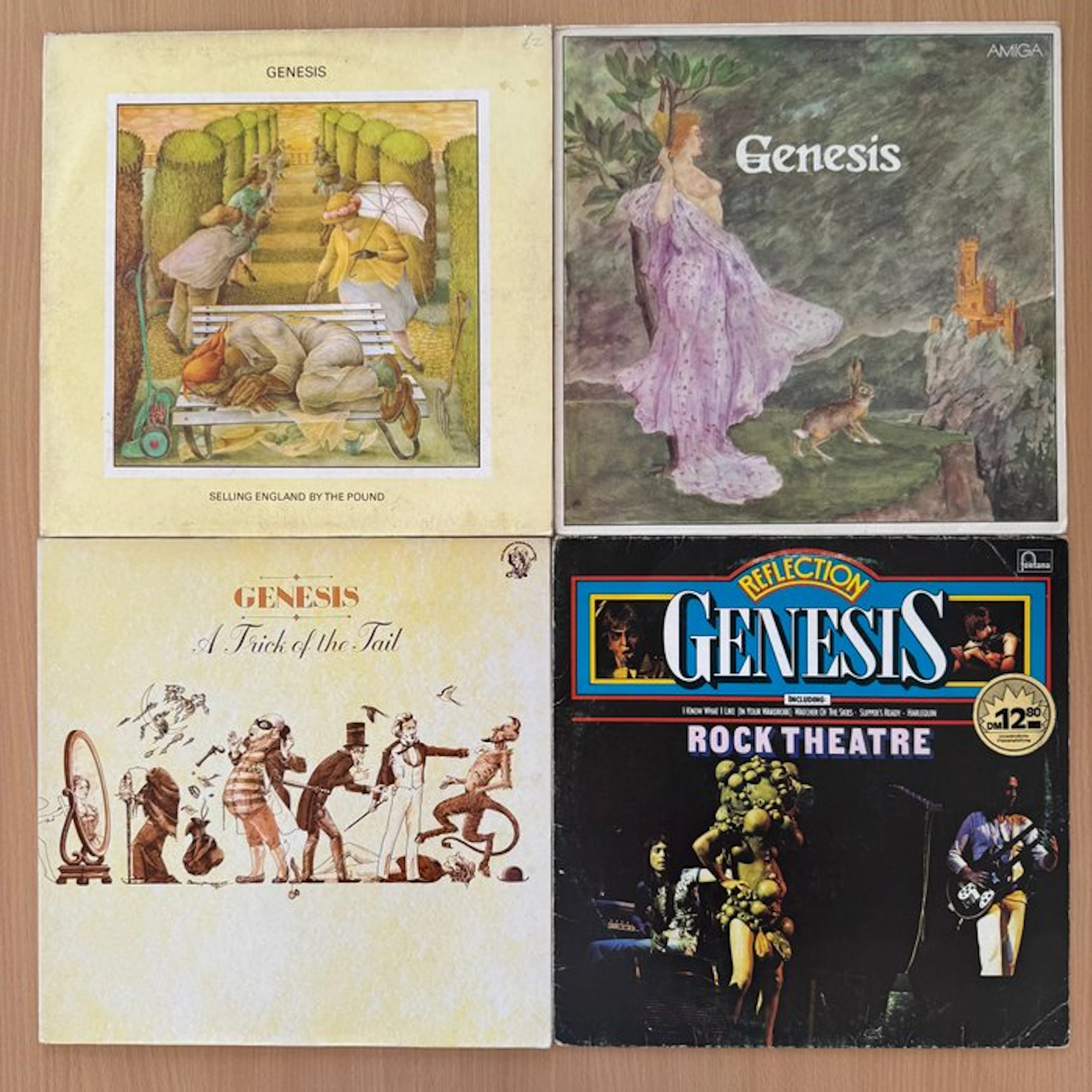 Genesis - 4 great records from Genesis - Multiple titles...