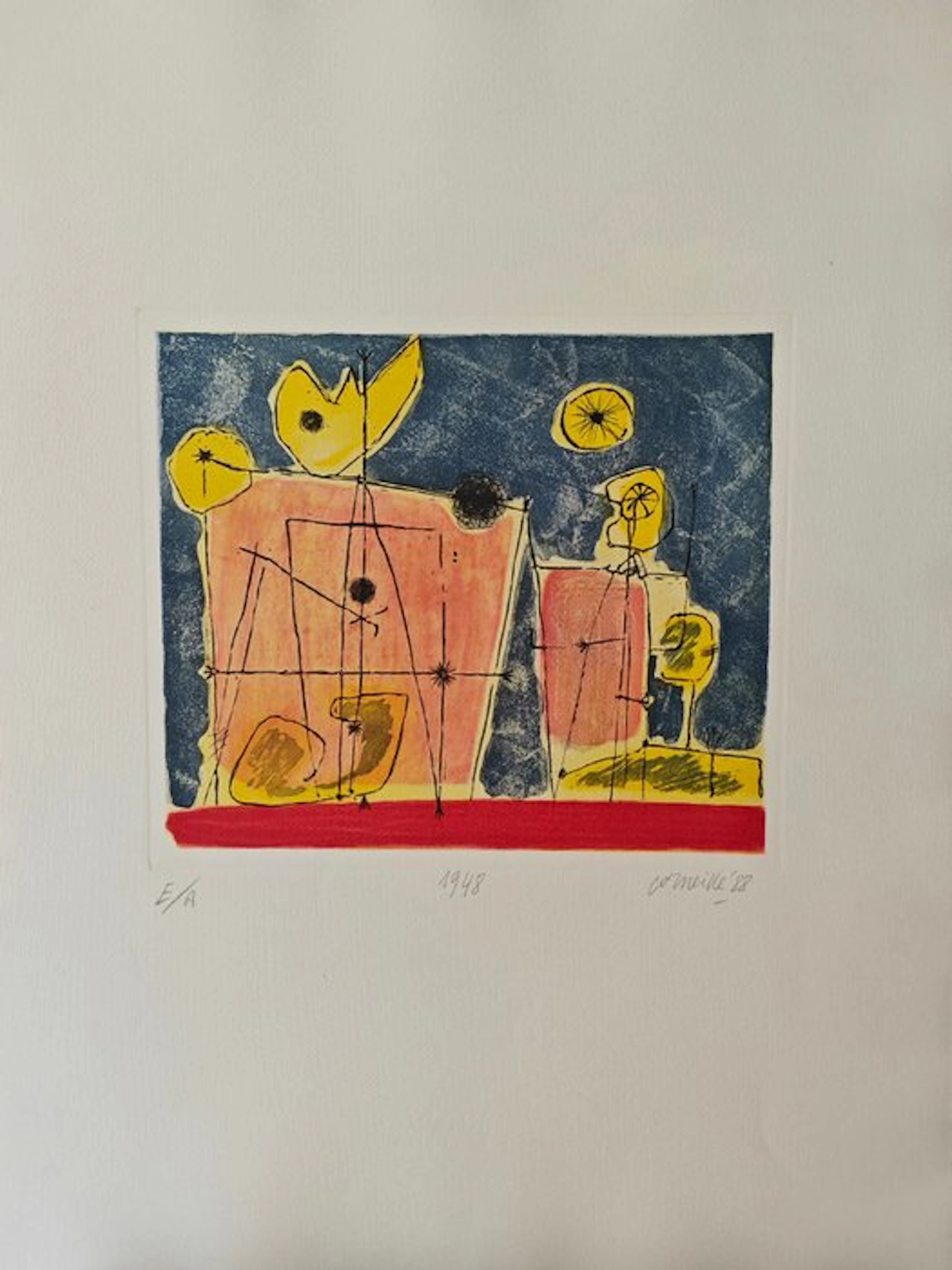 Corneille (1922-2010) - Senza titolo (Dalla cartella...
