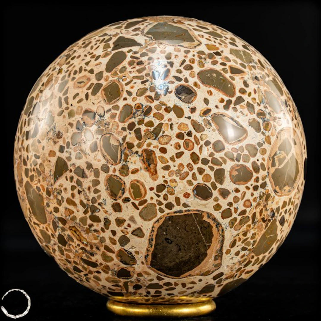 Natural First Quality Leopard Jasper Sphere- 2001.03 g