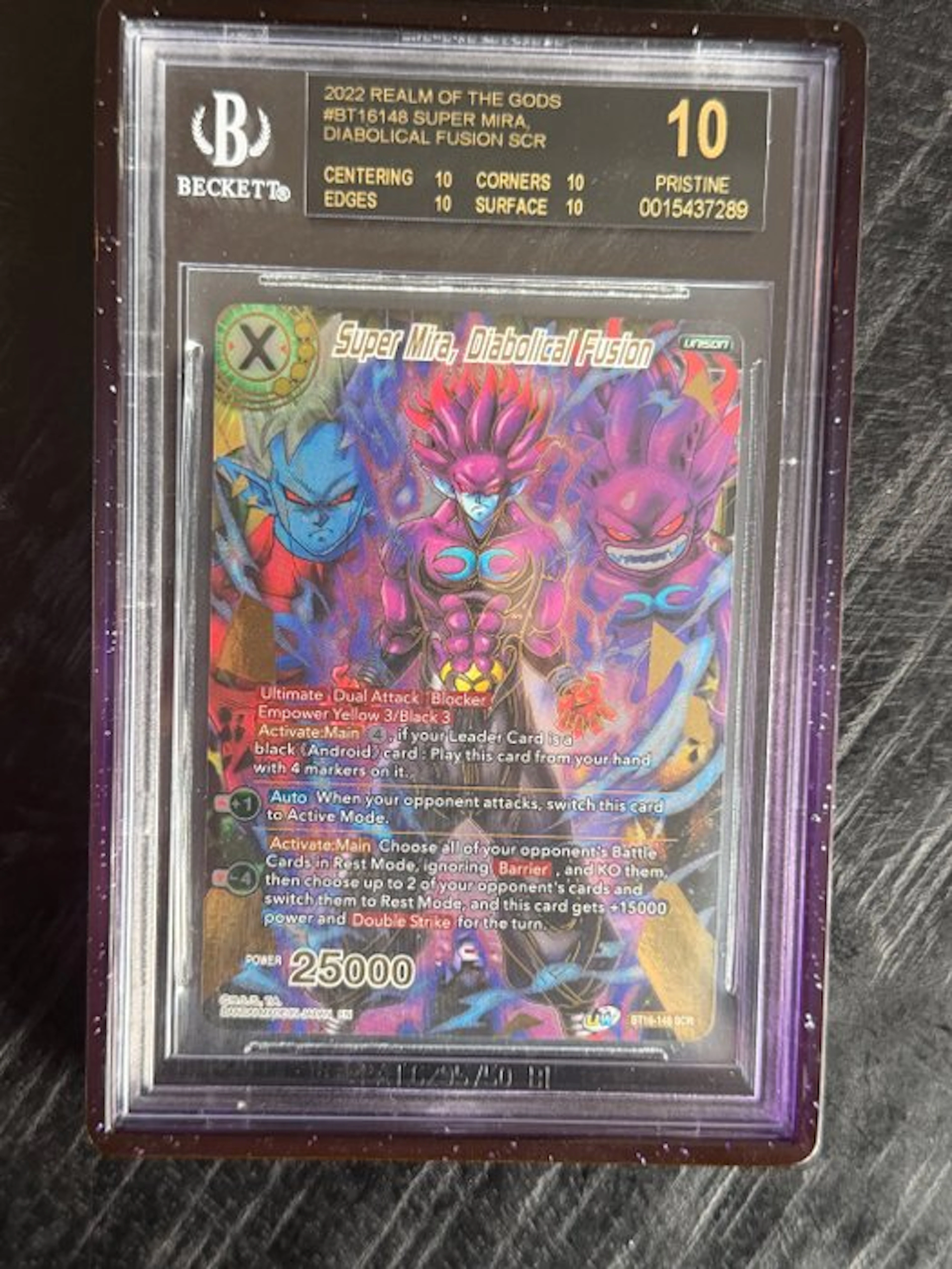 Bandai - 1 Graded card - Dragon Ball Z - Beckett Black label 10