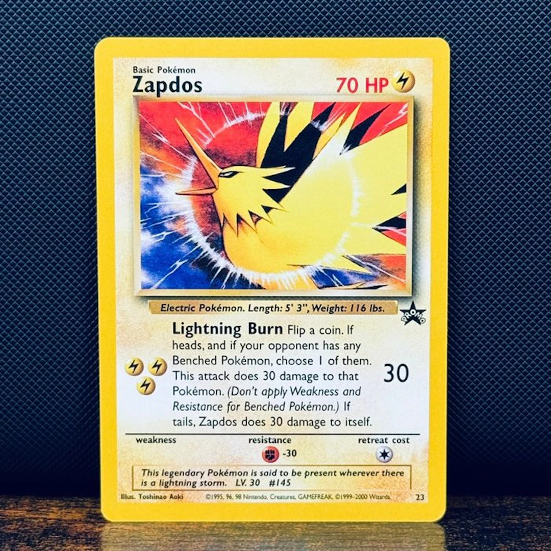Pokémon Card - Zapdos Black Star Promo 23 – Pokémon