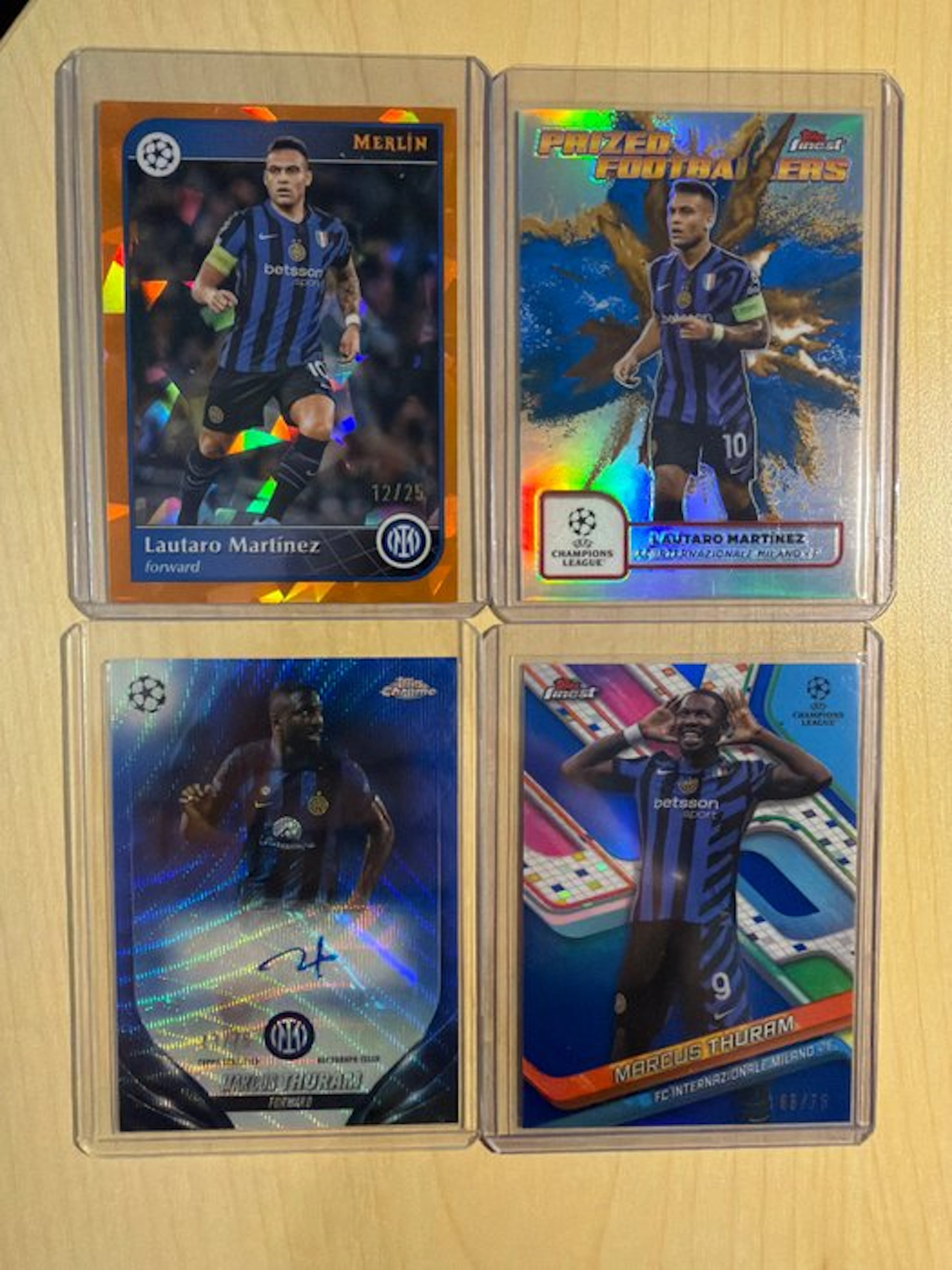 2025/26 Topps Lautaro Martinez e Marcus Thuram...