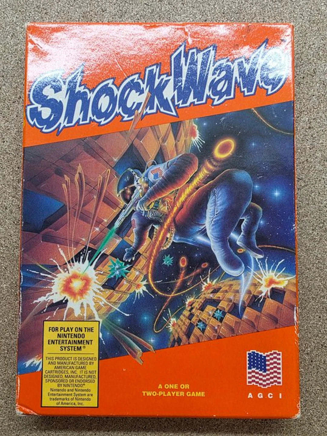 Nintendo - Nes - - Rare SHOCK WAVE (RARE) - - Video game - In original box