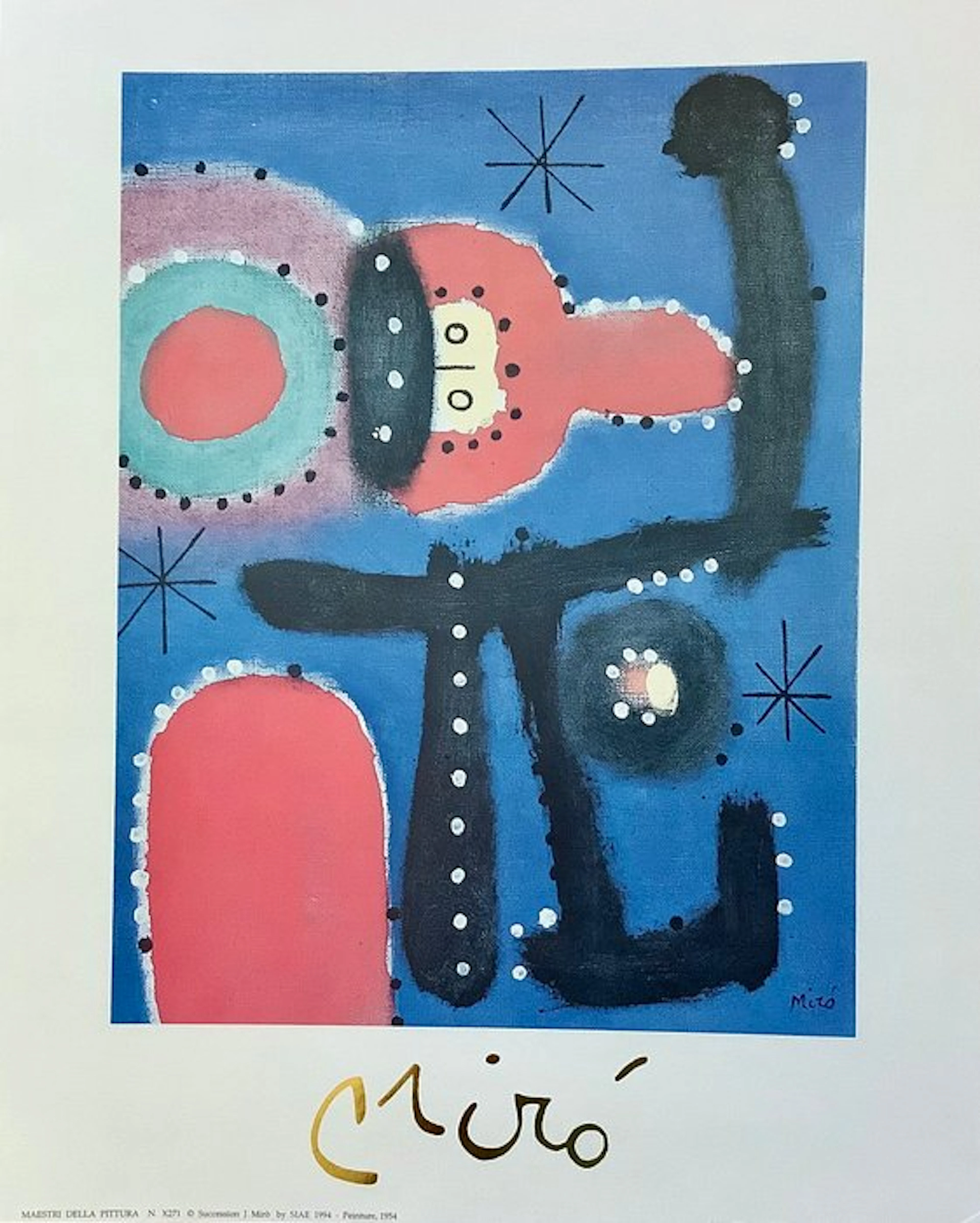 Joan Miró - EGIM sarl - Peinture - 1990s