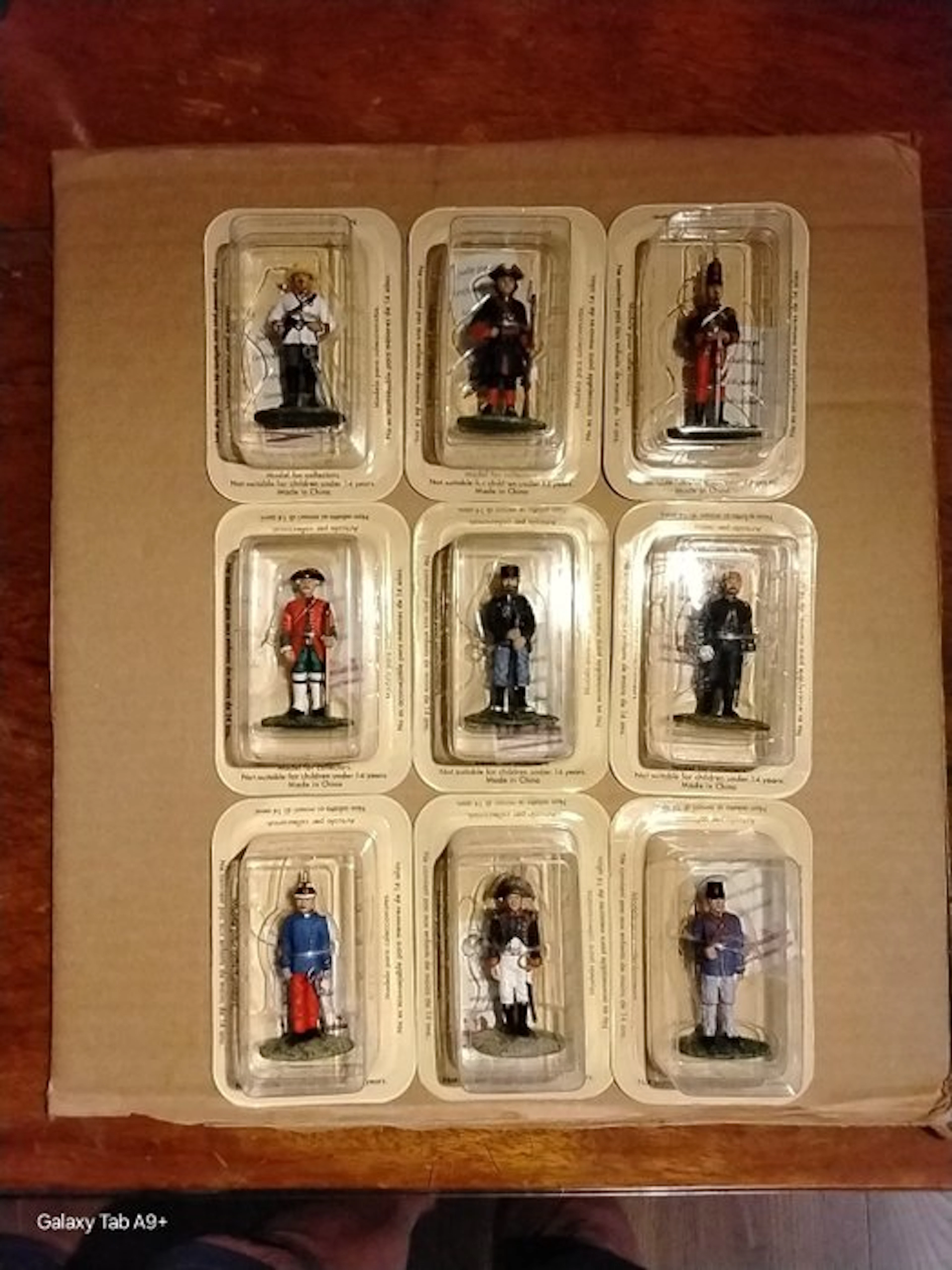 Military miniature figurine - Lote de 9 figuras de...