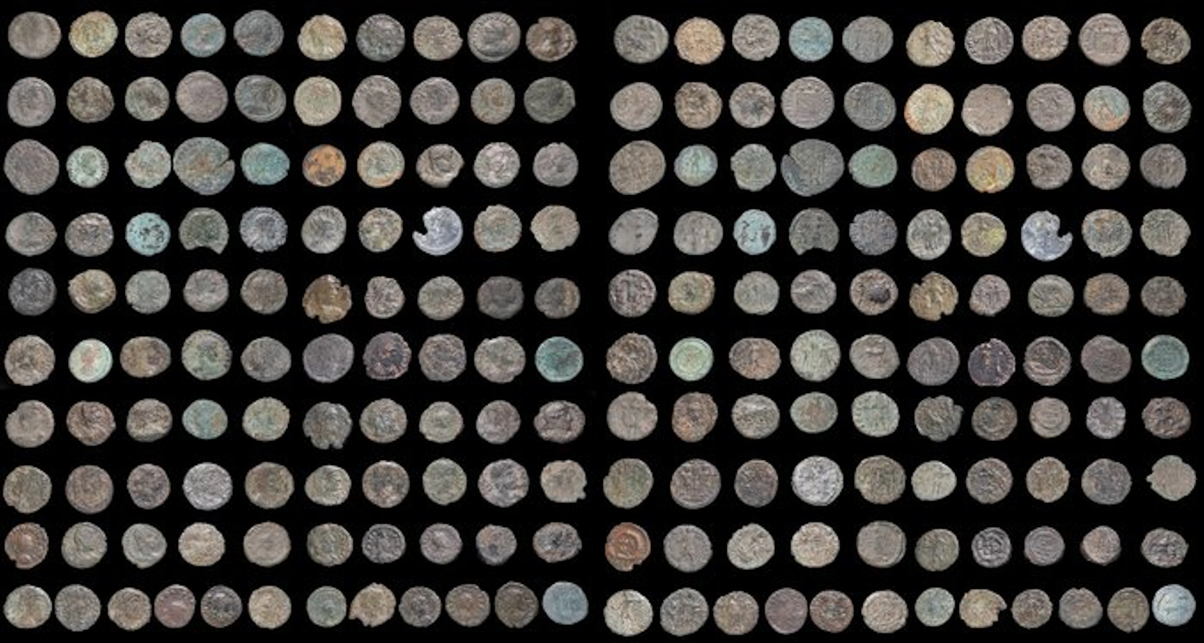 Roman Empire. Lot of 100 coins 3rd and 4th centuries AD. (No reserve price)