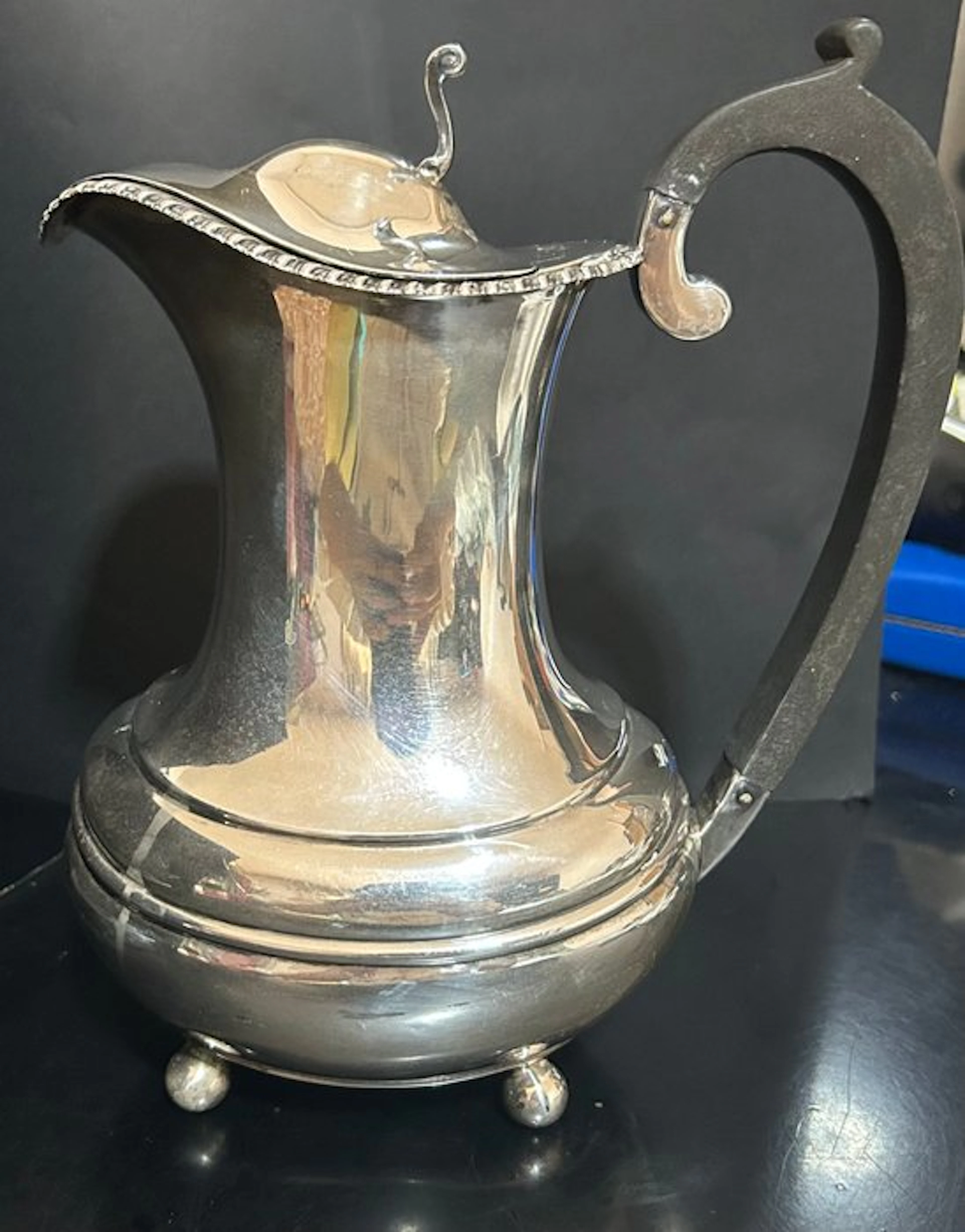 Walker & Hall - Walker &Hall - Kettle - .925 silver - Silver pitcher 1904