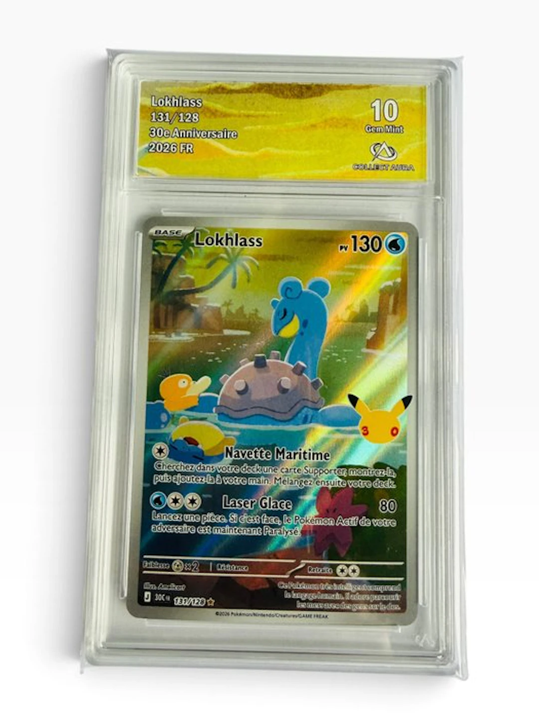 Pokémon - 1 Graded card - Lokhlass 131/128 30e...