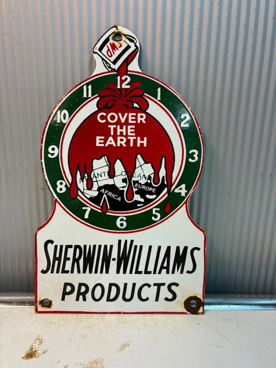 Vintage Sherwin-Williams products advertising sign –...