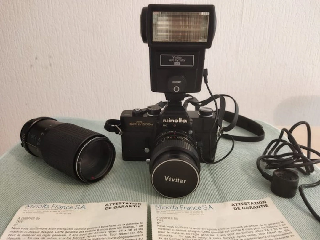 Minolta SRT303b + MC Zoom Rokkor 5,6/100–200mm | Analogue camera