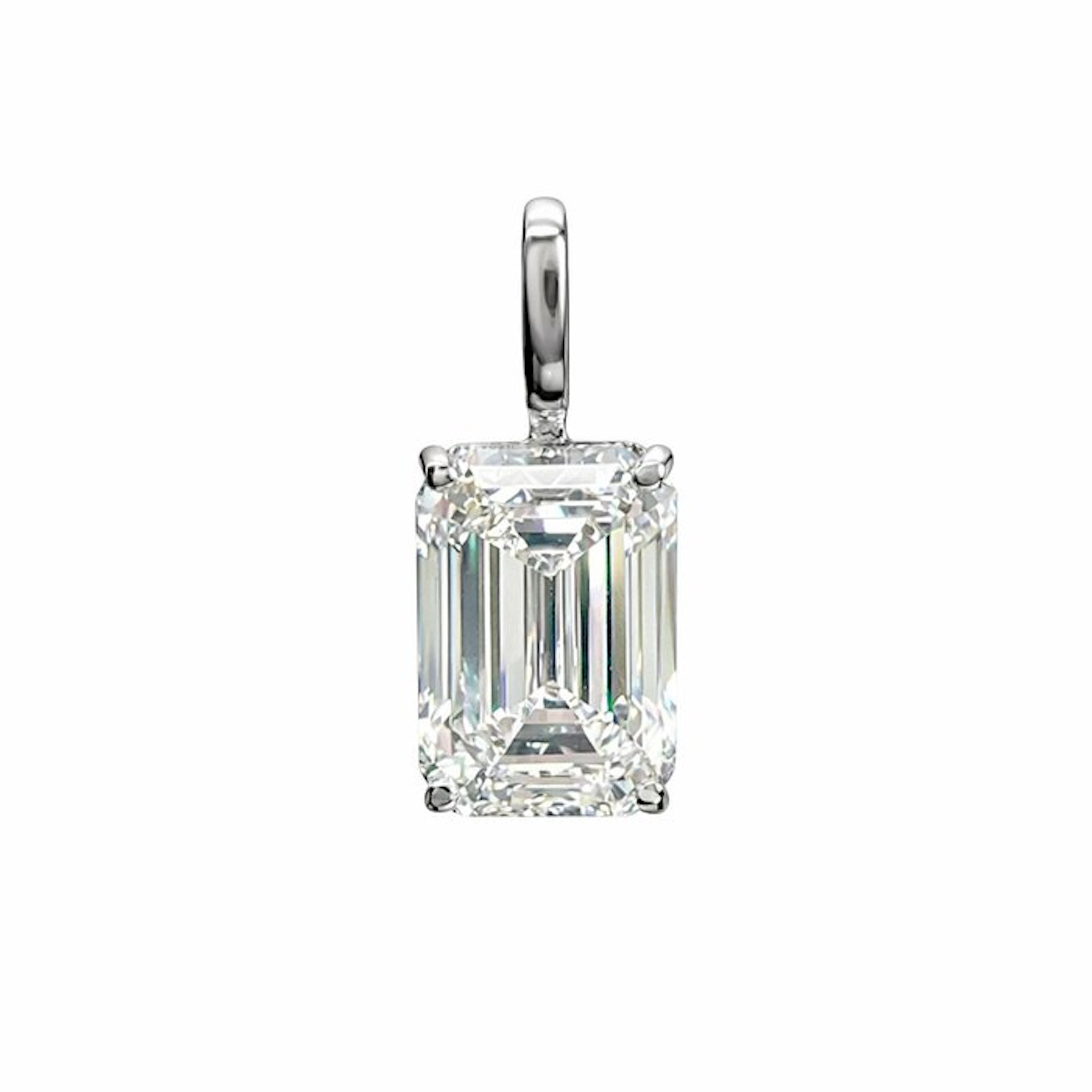 No reserve price - Pendant - 14 kt. White gold - 2.00ct. tw. Diamond