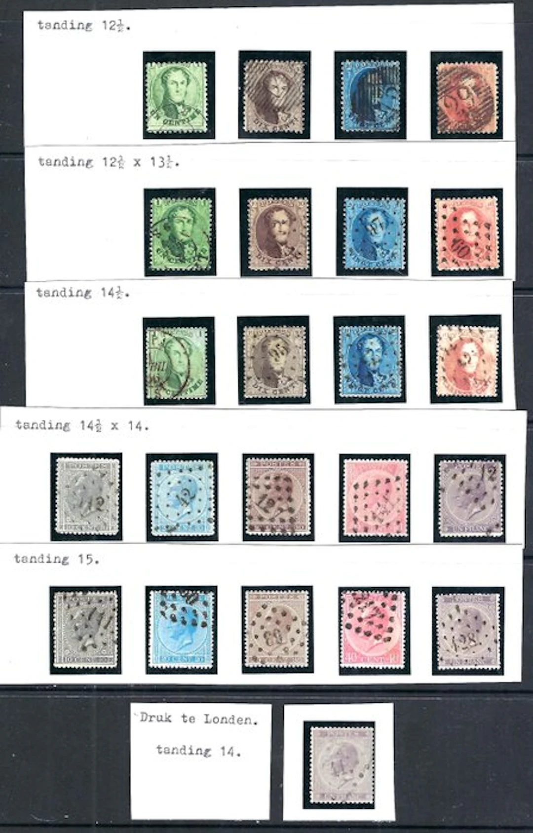 Belgium 1863/1866 - The Leopold I beaded medallions and...
